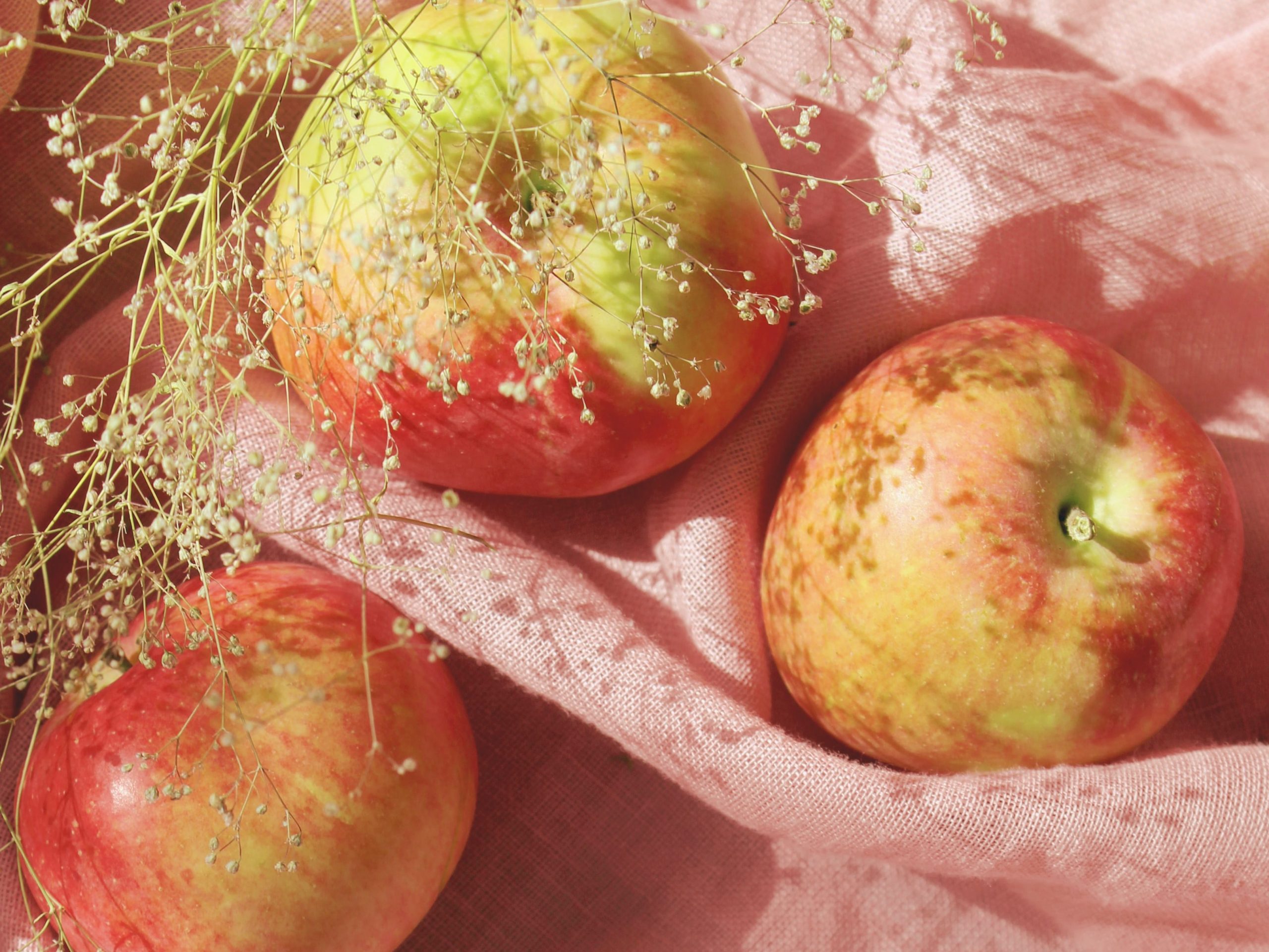 Äpfel, flachen Bauch